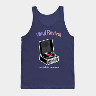 Vintage Vinyl Resurgence Design Tank Top